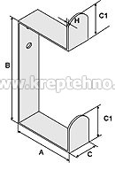 ��������� ��� ��� 110*150*110*20*4,0 ����� 