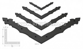 ������ ������� ������������ 150�150�25�2,5�� NAD 1C